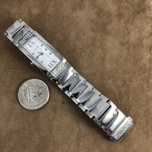 Esprit Radiant Face Silver Band Crystals Business - Picture 8 of 8